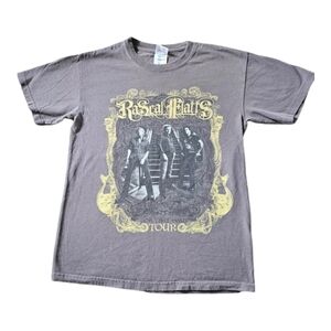2008 Rascal Flatts Bob That Head Tour Gildan T-Shirt Size S Gray Country